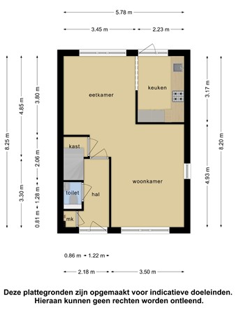 Floorplan - Vorsenpoel 126, 5283 ZM Boxtel